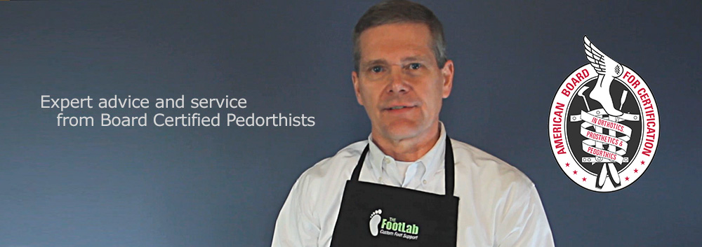 Certified Pedorthist On FootLab Staff